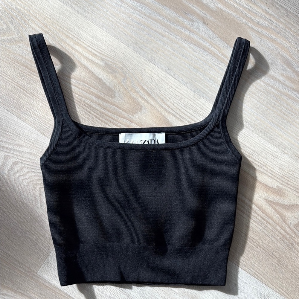 Zara Knit Black Women's Top NEW